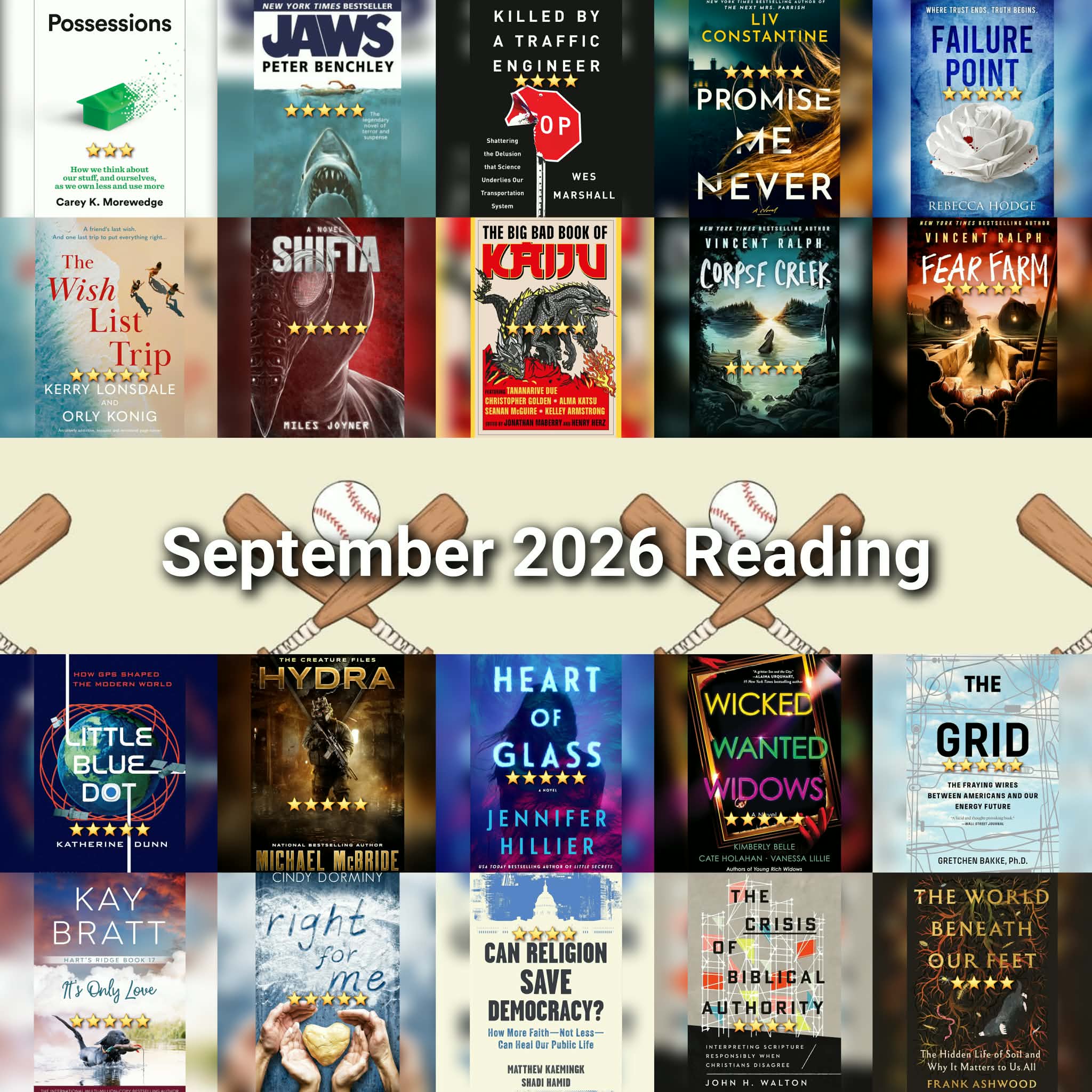 September 2026 Book Reviews