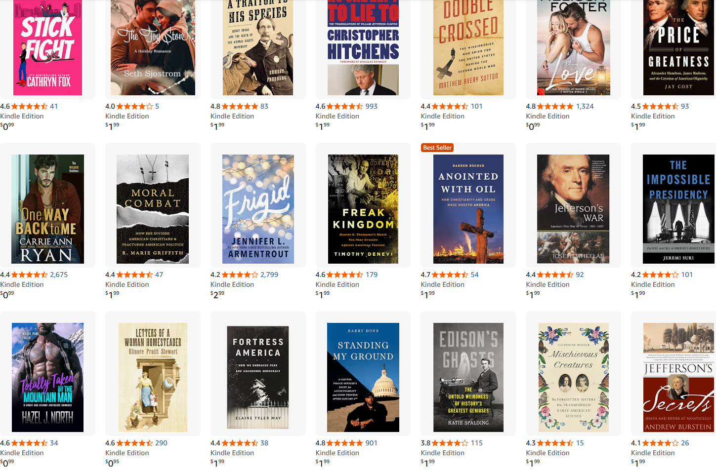 Amazon Kindle Deals Screenshot October 27, 2026
