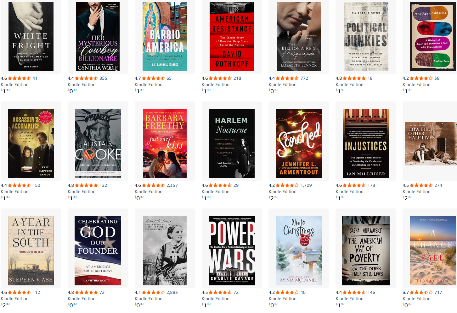Amazon Kindle Deals Screenshot October 27, 2026