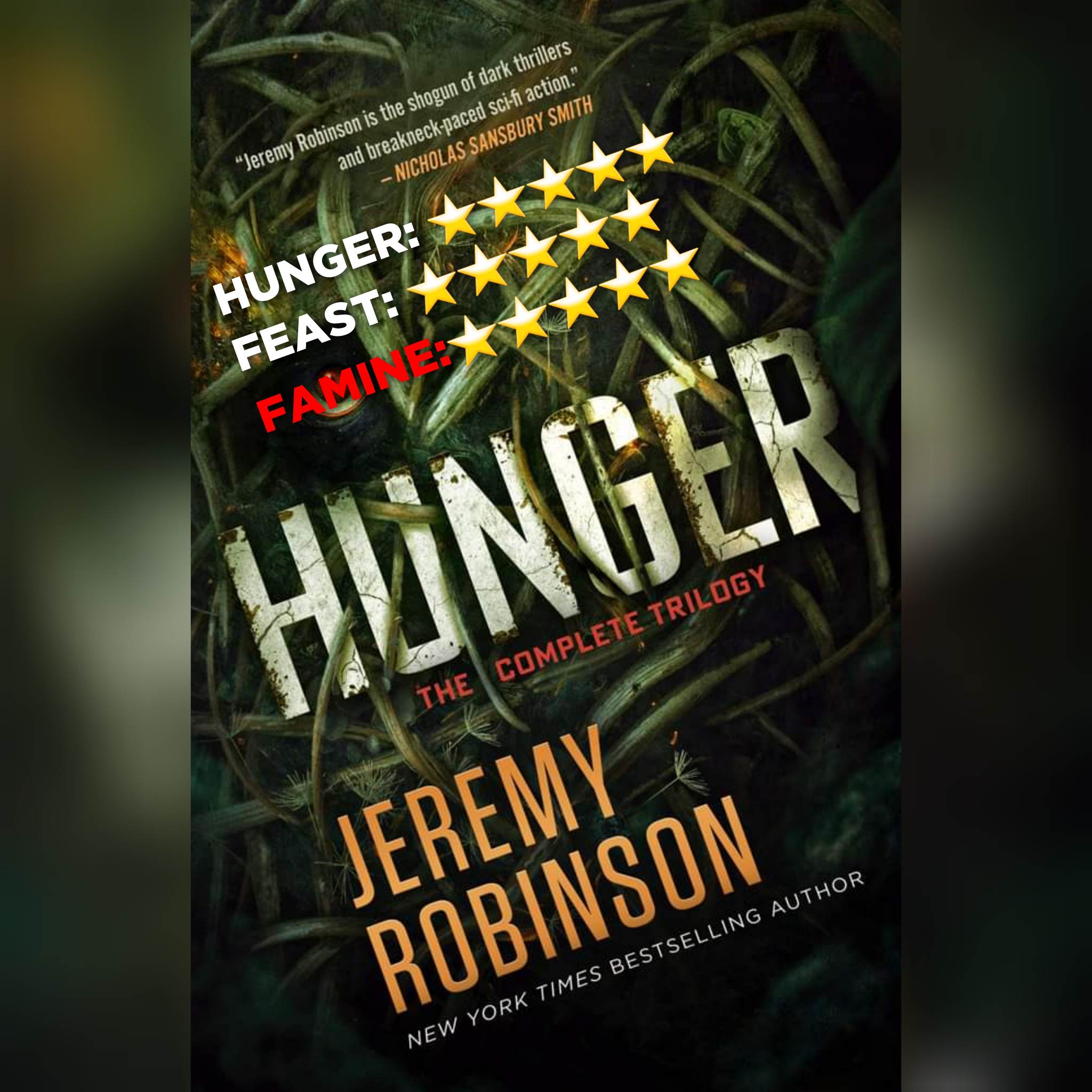 Book Review: Hunger: The Complete Trilogy by Jeremy Robinson