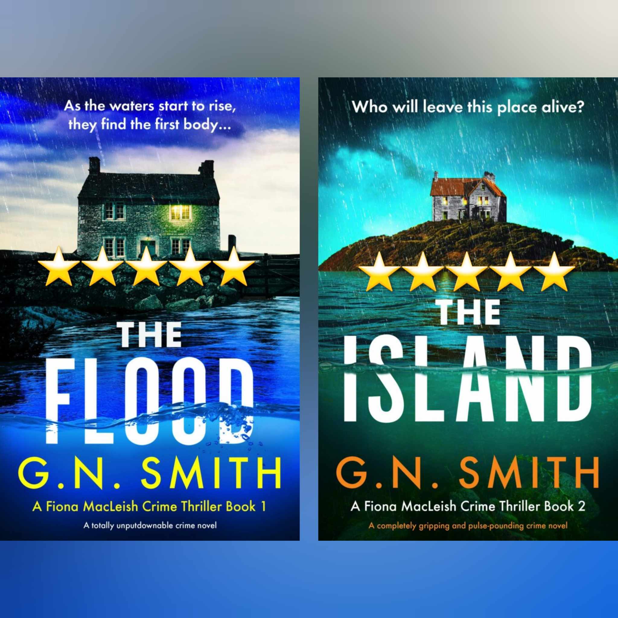 #BlogTour: The Flood by G.N. Smith and The Island by G.N. Smith
